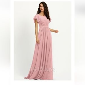 JJs house bridesmaids dress blushing pink size 4